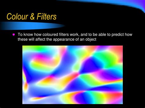 PPT - Colour & Filters PowerPoint Presentation, free download - ID:3950332