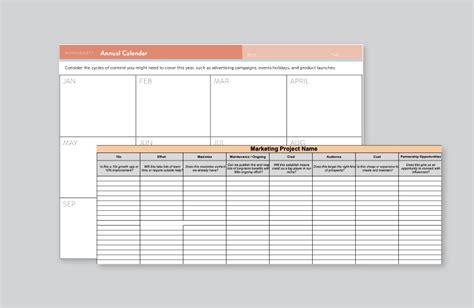 Marketing Project Management Calendar Template How To Get Organized