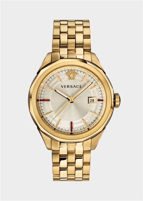 Here are the best black watches for men : Versace Gold Glaze Watch for Men | UK Online Store