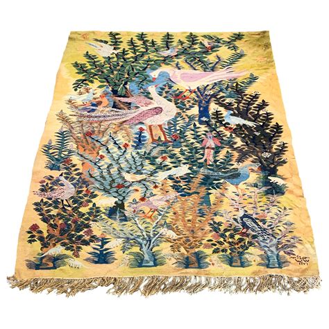 Important "Tree of Life" Tapestry from the Ramses Wissa Wassef Workshop