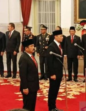 Presiden Jokowi Lantik Hadi Tjahjanto Jadi Menko Polhukam Dan Ahy Jadi