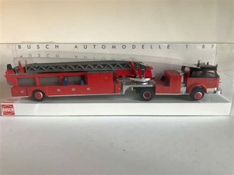 Busch 187 Ho Scale 1968 American Lafrance Fire Hook And Ladder Etsy