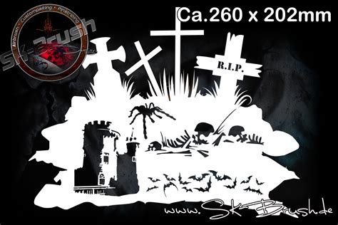 Maybe you would like to learn more about one of these? Friedhof R.I.P. Airbrush Schablone - Grave Stencil | SK ...