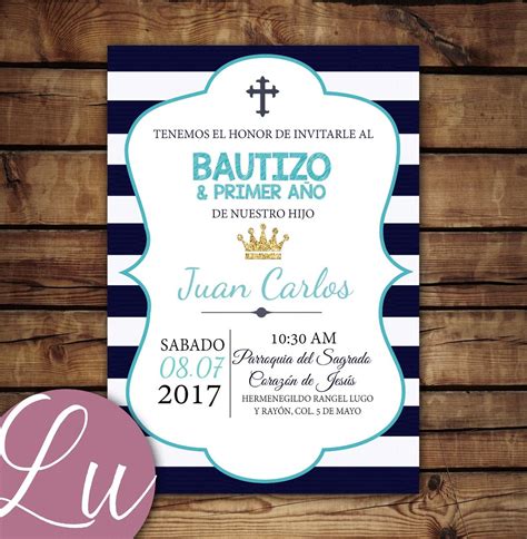 Top quality & fast delivery. Invitaciones Personalizada Bautizo Digital - $ 100.00 en ...