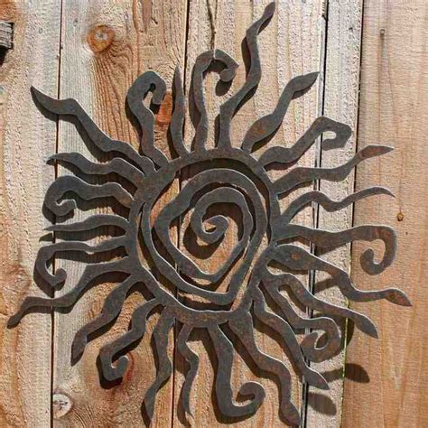 Outdoor Wall Decor Outdoor Metal Wall Art Sun Wall Decor Metal Sun