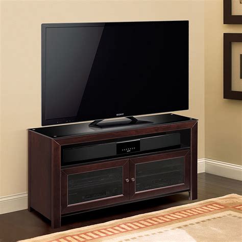 Cms cable management system hides and manages interconnect cables and power cords. Bello WMFC503 No Tools Assembly Deep Mahogany Finish Wood ...