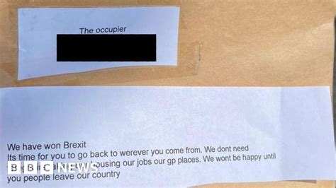 York Racist Hate Crime Letters Investigated By Police Bbc News
