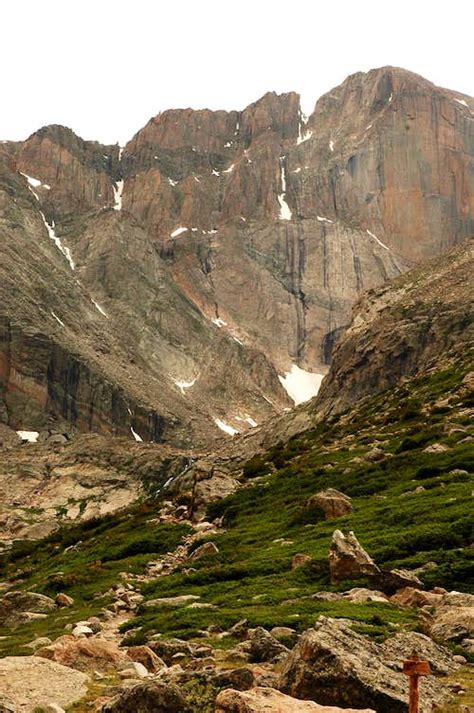 Longs Peak Diamond Face Photos Diagrams And Topos Summitpost