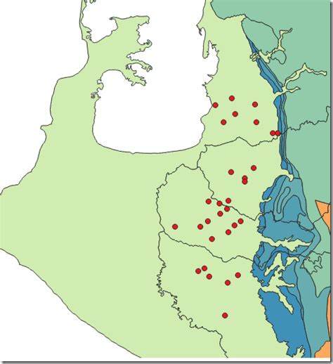 Las líneas de latitud discurren paralelas al ecuador y dividen la tierra en 180 secciones equiespaciadas desde el norte hasta el sur (y viceversa). Crear una capa de puntos en Qgis