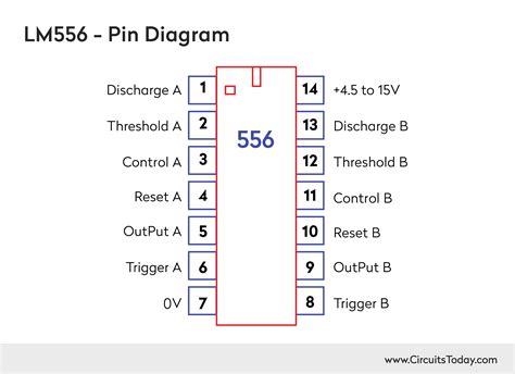 Ic 555 Pin Diagram Explanation