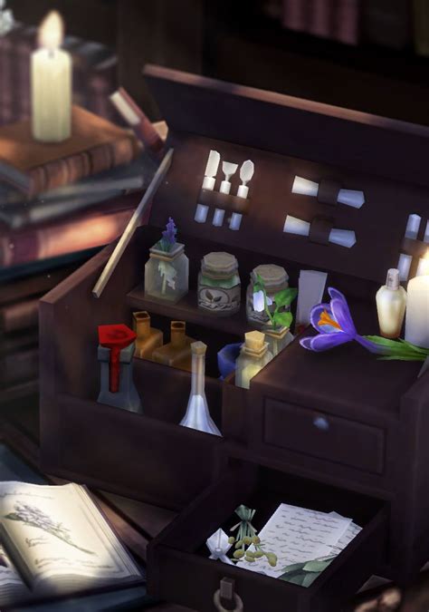 Apothecarys Chest Chest Apothecary Sims