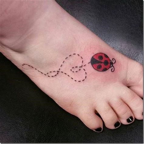 Ladybug tattoo ideas & designs. Ladybug tattoos | Lady bug tattoo, Foot tattoos for women ...