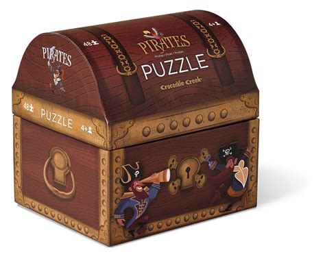 Crocodile Creek Pirates Treasure Double Fun 48 Piece Jigsaw Puzzle