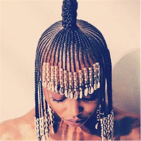 Top Inspiration 24 African Braids With Fringe Hairstyle