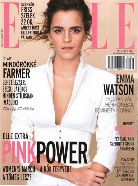 Emma Watson Updates Emma Watson Covers Elle Hungary April