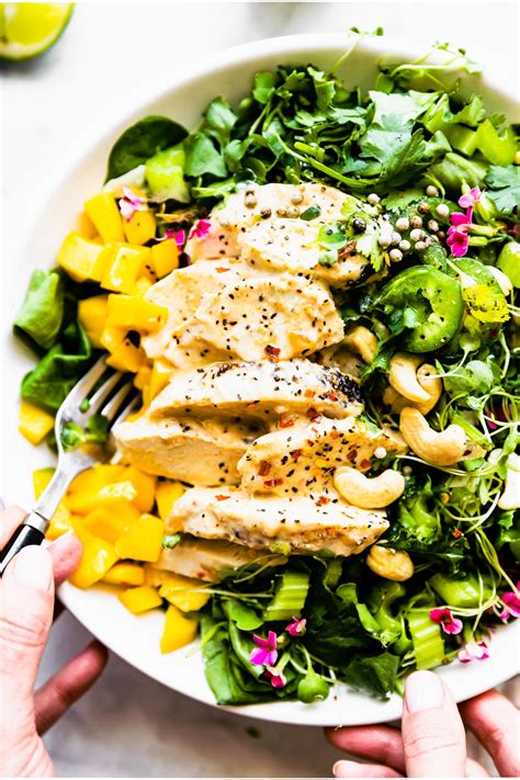 Check out this easy chicken recipe, a curried chicken salad. Curried Chicken Salad with Spicy Mango Chutney | Recipe ...