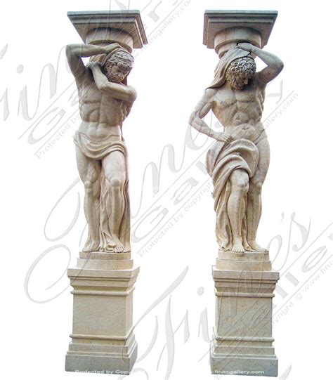 Marble Statues Old World Hercules Marble Colu Ms 1296 Fines