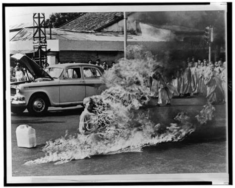 X Photo Buddhist Monk On Fire Thich Quang Duc Burning Himself