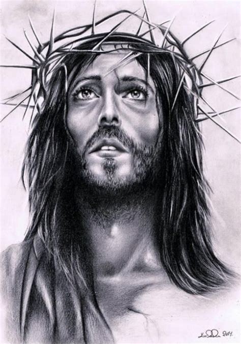 Pencil Drawing Jesus Christ Pencil Art Pinterest
