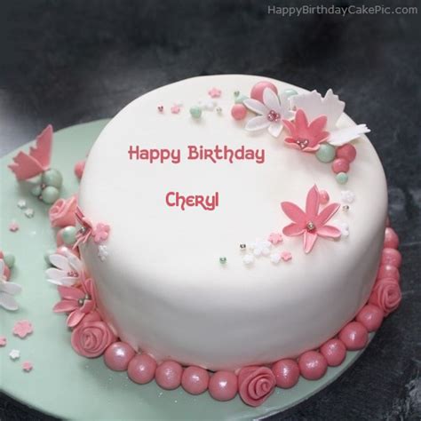 ️ Flowers Elegant Cake For Cheryl