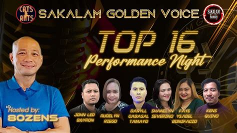 Sakalam Golden Voice Top 16 Performance Batch 1 Youtube