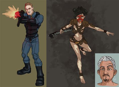 Fallout Character Sketches By Cameronaugust On Deviantart