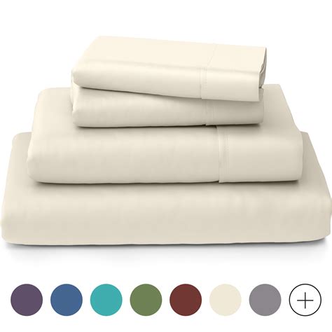 Cosy House Collection Luxury Bamboo Bed Sheet Set Hypoallergenic