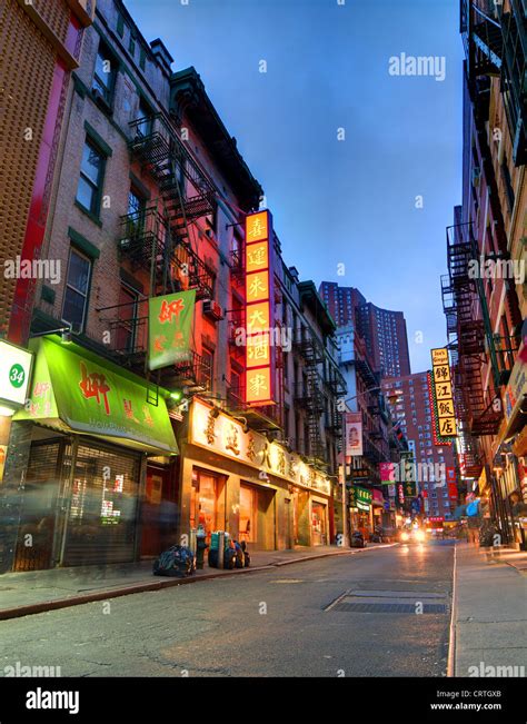 Chinatown In The New York City Borough Of Manhattan Stock Photo Alamy