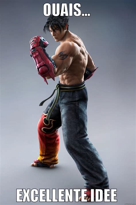 Jin Kazama Approves And Thinks Its Cool Quickmeme