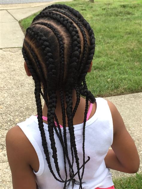 Heads will surely turn at the sight of this unique short pompadour hairstyle! Straight Back Cornrows | Children's Natural Hair | Pinterest | Cornrows