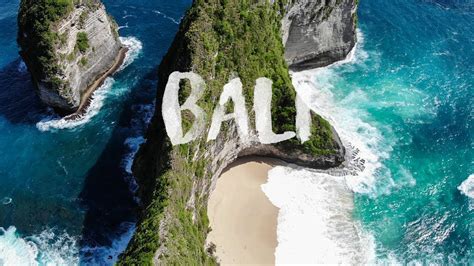 Bali Indonesia Beautiful Beaches Aerial Drone By