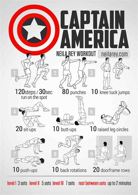 Plus, we'll pull it all together at the end so you can create a complete bodyweight workout routine! Captain America Bodyweight Workout | Pop Workouts