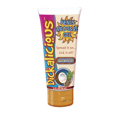 Hott Products Unlimited Dickalicious Pina Colada Penis Arousal Gel