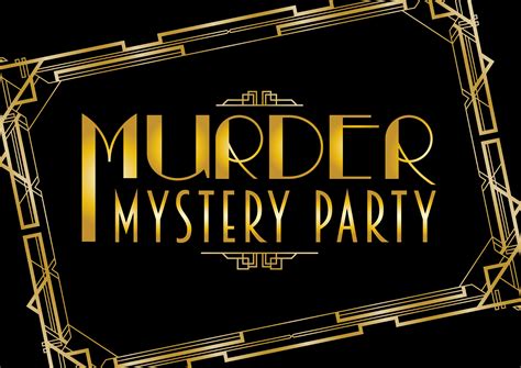 Round three is a great time for coffee and dessert. Murder Mystery Party