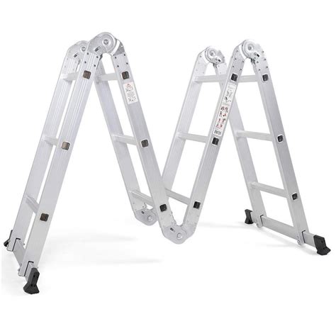 Giantex 125ft Multi Purpose Folding Step Ladder Platform Extendable