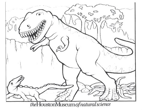 T Rex Dinosaur Coloring Pages At Getcolorings Free Printable