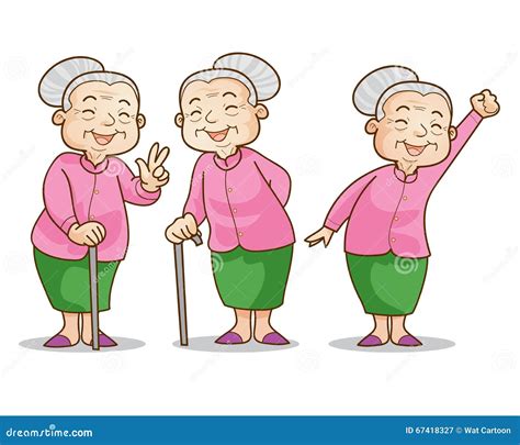 Old Woman Cartoons Illustrations And Vector Stock Images 6176606