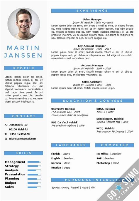 You must have a basic ability to use word or writer. Resume Templates Free Word Inspirational Cv Resume ...