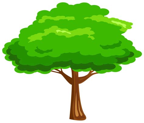 green tree png image