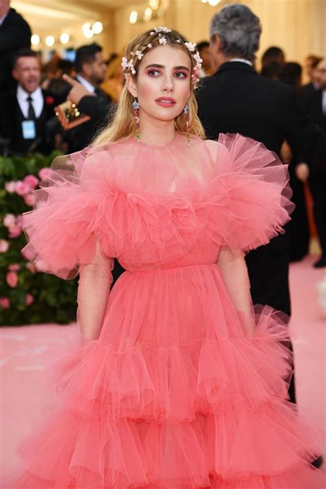 Emma Roberts Taking Influence From Chanel At The Met Gala Met Gala Dresses Met Gala Outfits