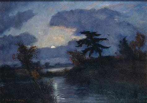 Die aussicht muss wohl grenzenlos sein. Mondnacht im Teufelsmoor. Um 1900 Otto Modersohn > | Kunst ...