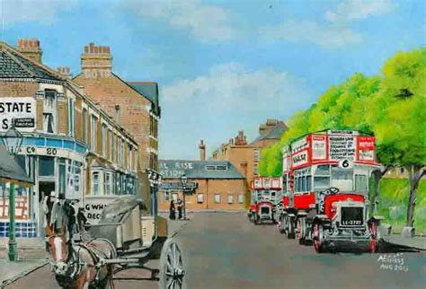 Station Road Kensal Rise Arthur Gills Paintings