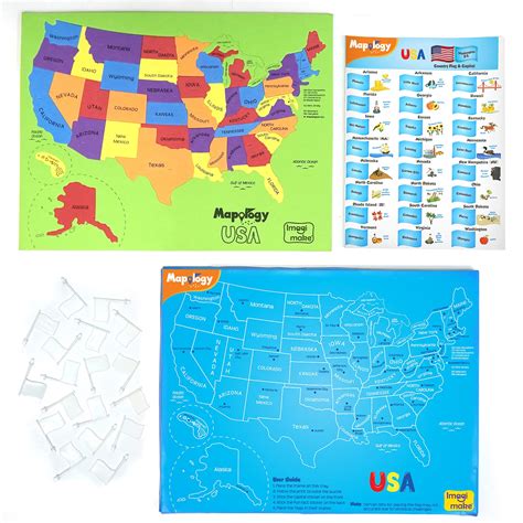 Buy Imagimake Mapology Usa With Capitals Learn Usa States Along With