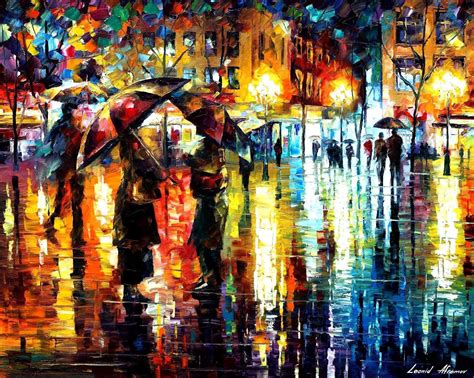 Evening Palette Knife Oil Painting On Canvas By Leonid Afremov Size