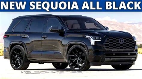 New 2023 Toyota Sequoia Looks All Black First Look Youtube