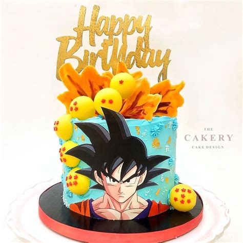 Dragon ballz cake we made. Goku! 🔥 . . . . . . #thecakerycakedesign #cakedesign #chef #cake #cakeart #cakedecorating # ...