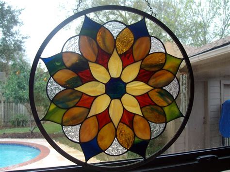 Mandala Series | Stained glass flowers, Stained glass diy, Stained