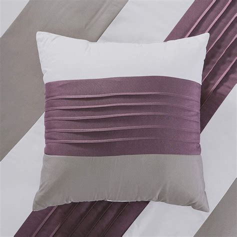 Chezmoi Collection 7 Piece Geometric Medallion Embroidery Bedding