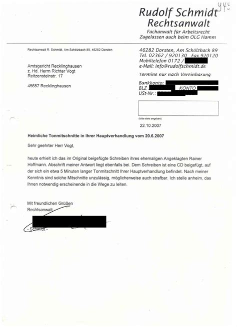 Wie Sieht Eine Beschwerde Gegen Einen Rechtsanwalt Aus ...
