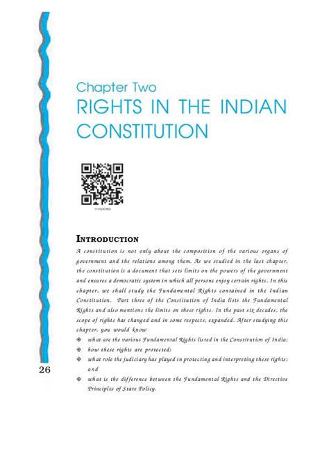 Ncert Book Class Political Science Chapter Rights In The Indian